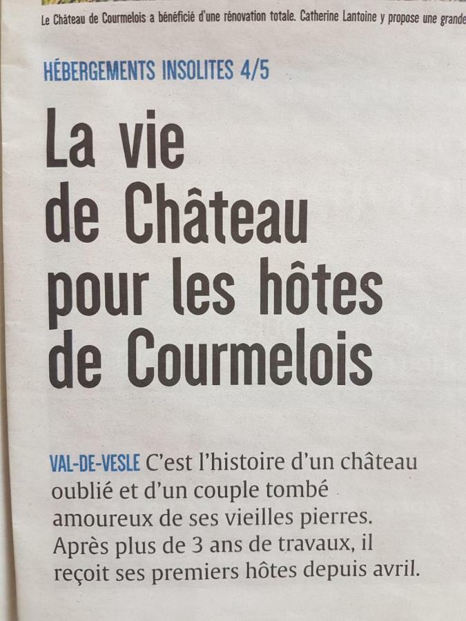 Chateau De Courmelois Champagne Guest House Val de Vesle Esterno foto